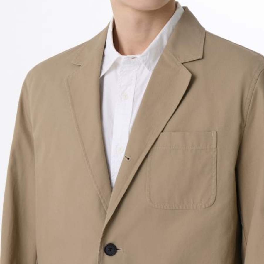 City Workers Cotton Blazer — Beige