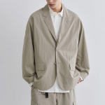 City Leisure CN Loose Fit Blazer — Grayish Beige