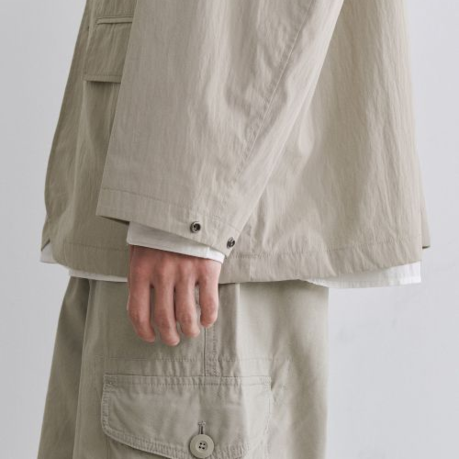 City Leisure CN Loose Fit Blazer — Grayish Beige