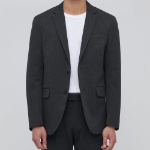 Basic Blazer — Charcoal Grey