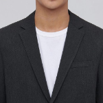 Basic Blazer — Charcoal Grey
