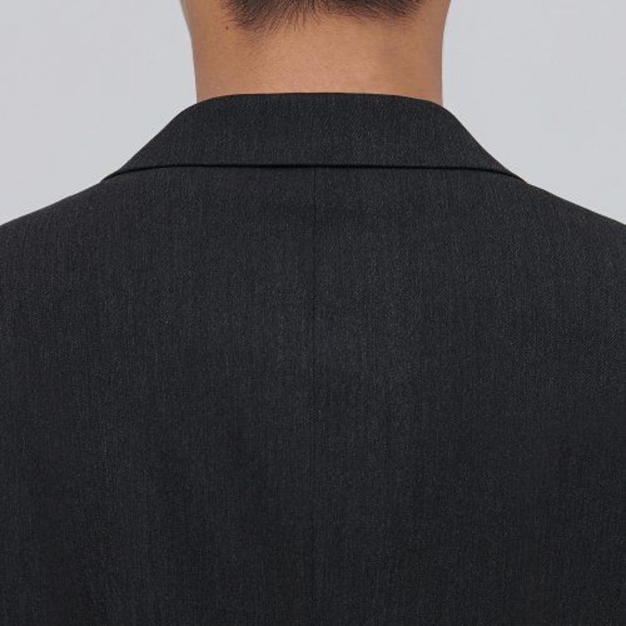 Basic Blazer — Charcoal Grey