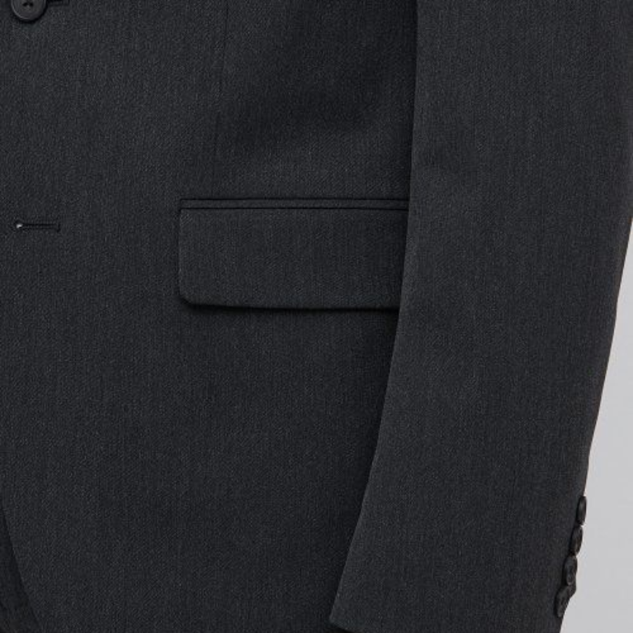 Basic Blazer — Charcoal Grey