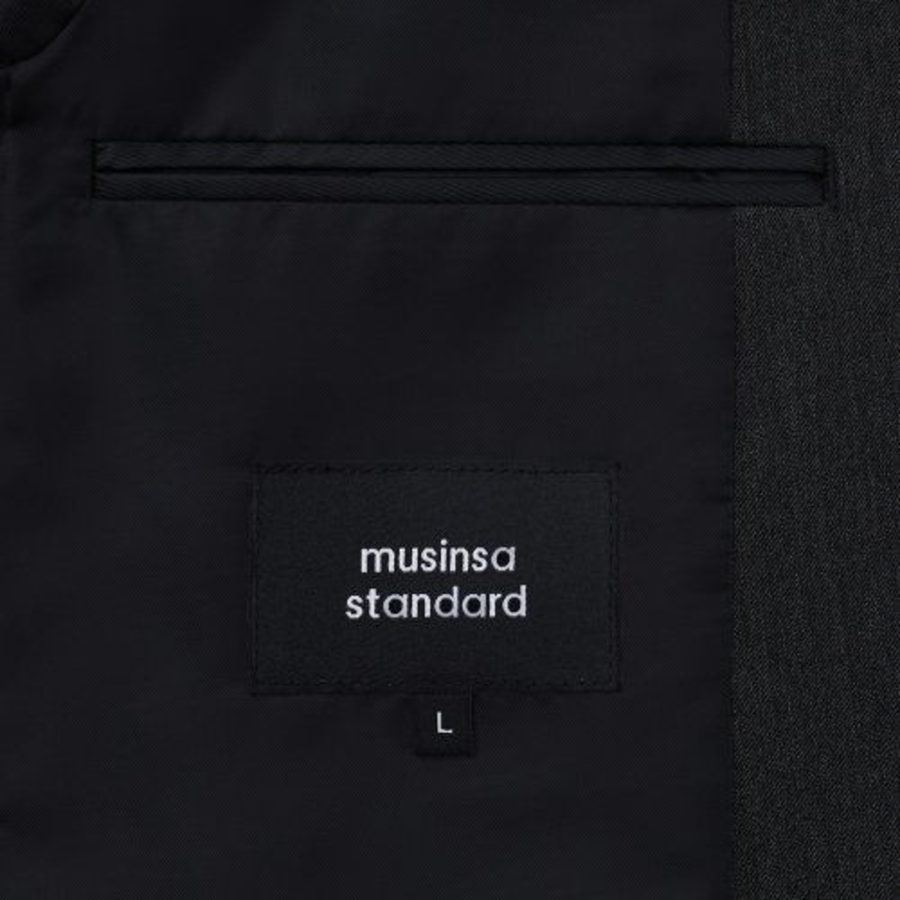 Basic Blazer — Charcoal Grey