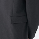 Oversized 3-Button Blazer — Grey