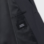 Oversized 3-Button Blazer — Grey