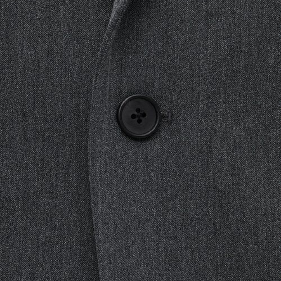 Basic Blazer — Medium Grey