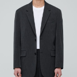 Oversized Blazer — Charcoal Grey