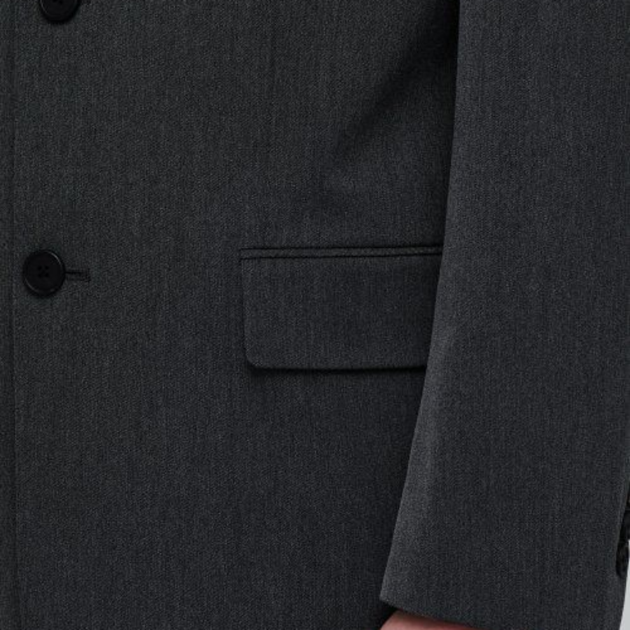 Oversized Blazer — Charcoal Grey