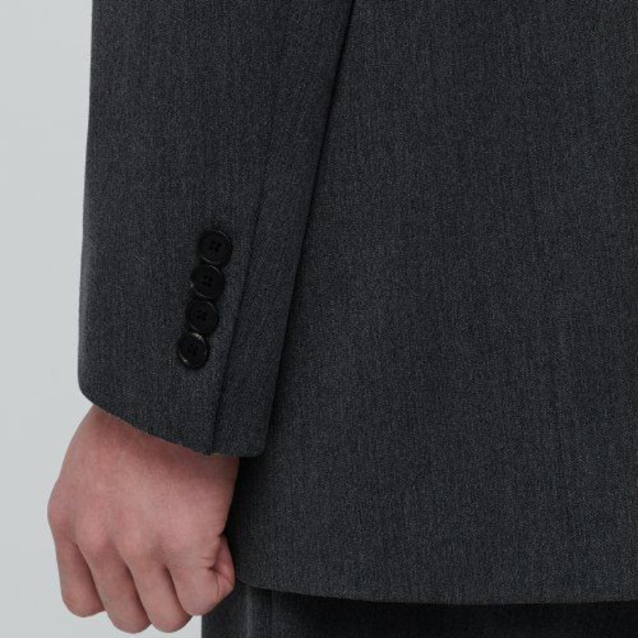 Oversized Blazer — Charcoal Grey