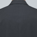 Oversized Crop Blazer — Grey