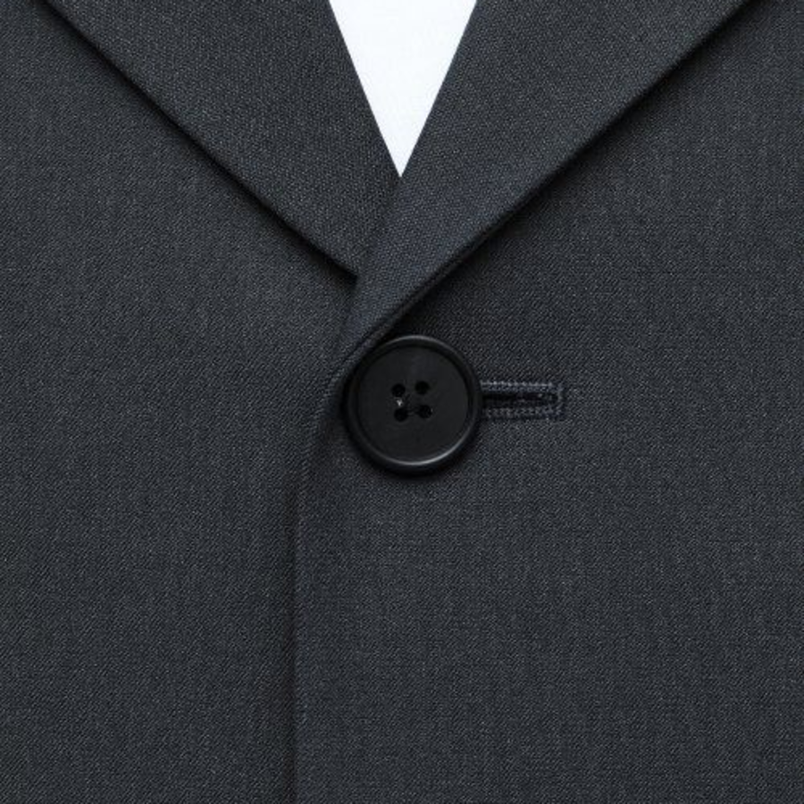 Oversized Crop Blazer — Grey