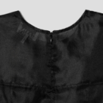 GANNI Technical Organza Corset Midi Dress - Black