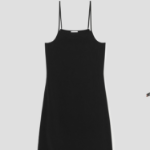 GANNI Technical Organza Corset Midi Dress - Black