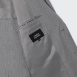 Oversized Blazer — Crinkle Grey