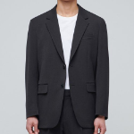 Relaxed Basic Blazer — Dark Grey