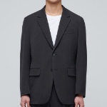 Relaxed Basic Blazer — Dark Grey