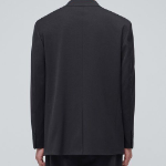 Relaxed Basic Blazer — Dark Grey