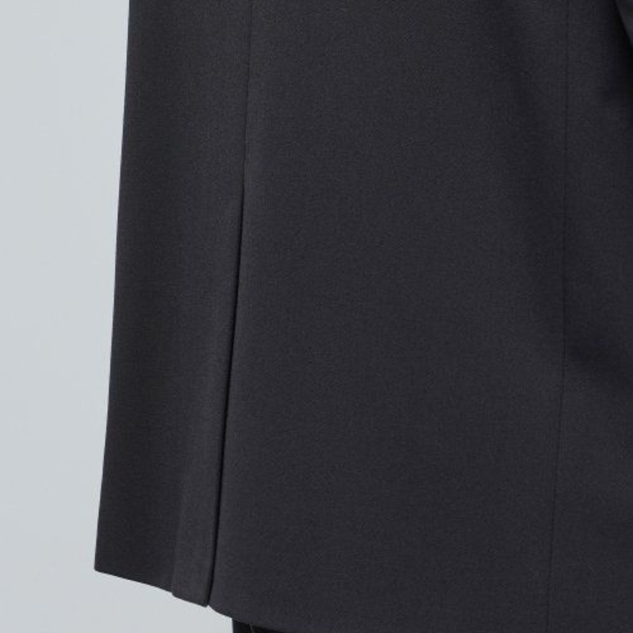 Relaxed Basic Blazer — Dark Grey