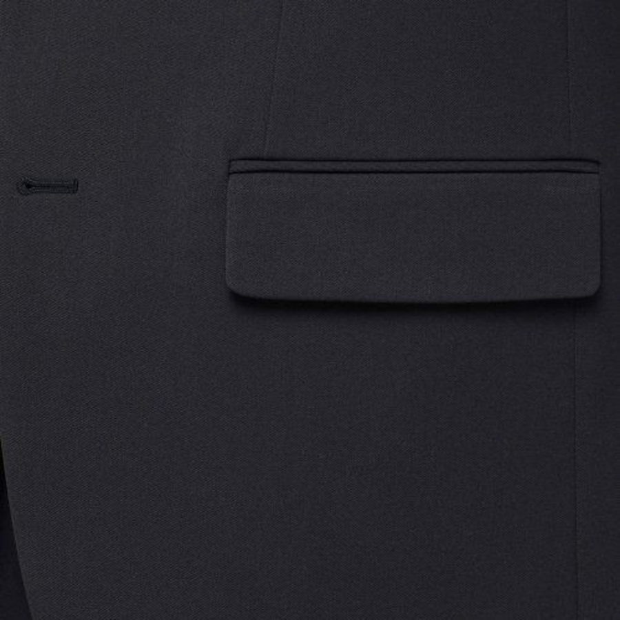 Relaxed Basic Blazer — Dark Grey