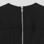 GANNI Heavy Cotton Tailoring Corset Midi Dress - Black