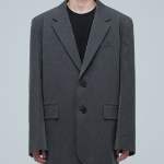 Big Daddy Oversized Blazer — Medium Grey