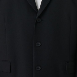 Oversized 3-Button Blazer — Black