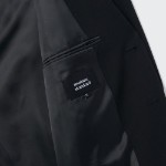 Oversized 3-Button Blazer — Black