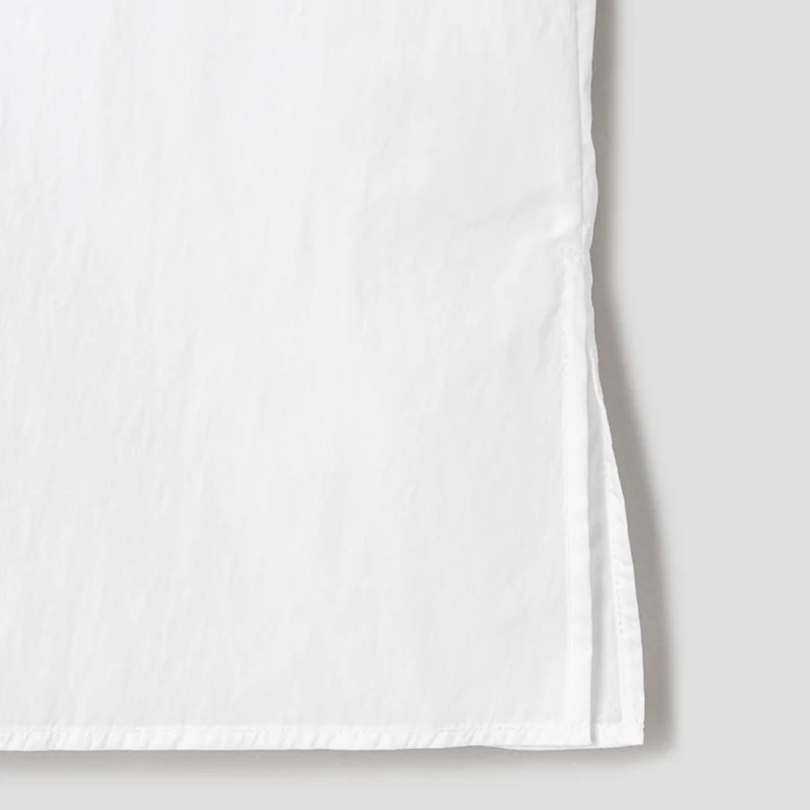 KUHO V-Neck Three-Quarter Sleeve Blouse - White