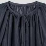 KUHO Open Shirring Blouse - Ash