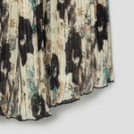 GANNI Printed Pleats Smock Midi Straps Dress - Afterglow