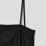 GANNI Cotton Poplin Strap Long Dress - Black