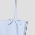 GANNI [EXCLUSIVE] Cotton Poplin Strap Dress - Heather