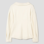 KUHO Open Collar Blouse - Ivory