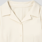 KUHO Open Collar Blouse - Ivory