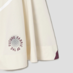 GANNI Future Mesh Oversized Mini Dress - Antique White