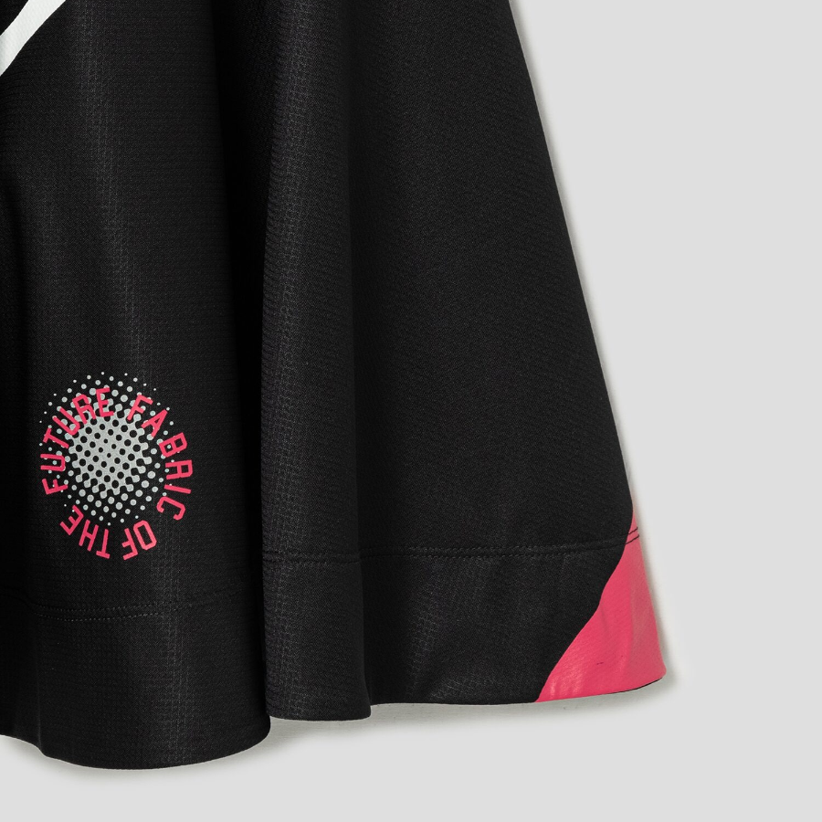 GANNI Future Mesh Oversized Mini Dress - Black