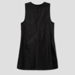 GANNI Duchesse Nylon Mini Dress - Black