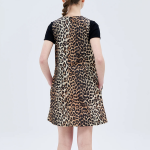 GANNI Duchesse Nylon Mini Dress - Brown