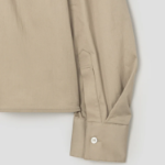 KUHO Cotton Blend Crop Blouse - Beige