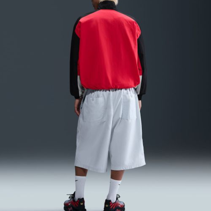 Nike Club Oversized Woven Track Jacket — University Red / Black