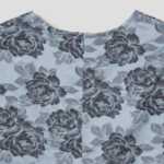 GANNI Botanical Jacquard A-Shaped Mini Dress - Sky Blue