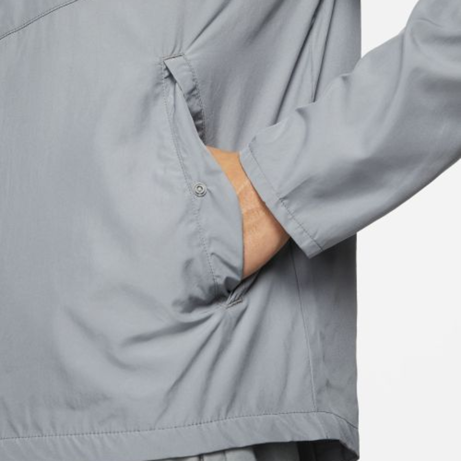 Nike Ripel Mylar Running Track Jacket — Grey