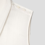 KUHO [KUHO X FRANCESCO FUCCI] Scarf Panel Sleeveless Blouse - Ivory