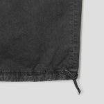 GANNI Washed Cotton Twill Pants - Ash