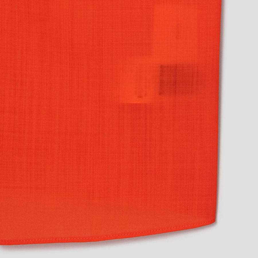 KUHO [KUHO X FRANCESCO FUCCI] Scarf Panel Sleeveless Blouse - Orange