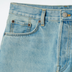 COS Longline Denim Shorts – Light Blue