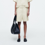 COS Tailored Elastic Linen Shorts – Butter Yellow