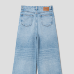 GANNI Soft Rigid Denim Baggy Jeans - Sky Blue