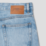 GANNI Soft Rigid Denim Baggy Jeans - Sky Blue